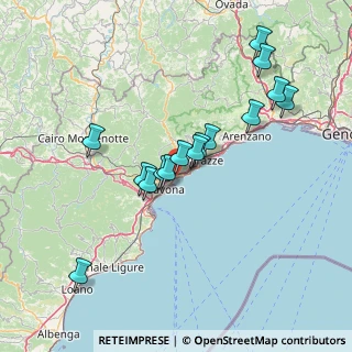 Mappa Via A. Boito, 17012 Albissola Marina SV, Italia (13.50067)