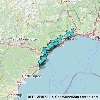Mappa Via A. Boito, 17012 Albissola Marina SV, Italia (8.25867)