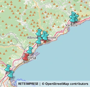 Mappa Via Balbi, 17011 Albisola Superiore SV, Italia (4.38364)