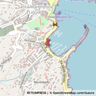 Mappa Via Tommaso Bottaro, 41, 16038 Santa Margherita Ligure, Genova (Liguria)