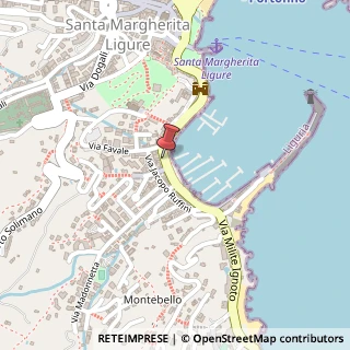 Mappa Via Tommaso Bottaro, 28, 16038 Santa Margherita Ligure, Genova (Liguria)