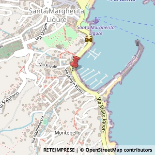 Mappa Via Tommaso Bottaro, 30, 16038 Santa Margherita Ligure, Genova (Liguria)