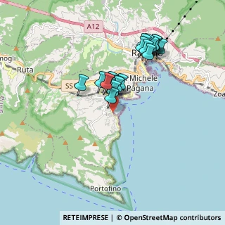 Mappa Via Garibaldi, 16038 Santa Margherita Ligure GE, Italia (1.5985)
