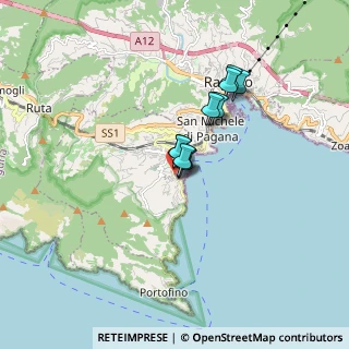 Mappa Via Garibaldi, 16038 Santa Margherita Ligure GE, Italia (1.08091)