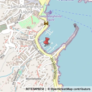 Mappa Molo Foraneo, Santa Margherita Ligure GE, Italia,  Santa Margherita Ligure, Genova (Liguria)