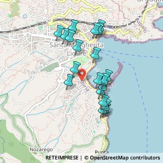 Mappa Via Goffredo Mameli, 16038 Santa Margherita Ligure GE, Italia (0.437)