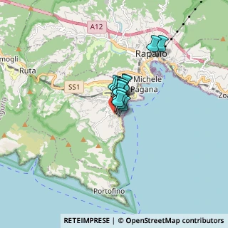 Mappa Via Goffredo Mameli, 16038 Santa Margherita Ligure GE, Italia (0.74143)