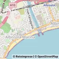Hartă Albissola Marina