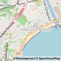 Kaart Albissola Marina