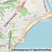Hartă Albissola Marina