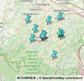 Mappa Via Alessandro Manzoni, 41026 Pavullo Nel Frignano MO, Italia (10.215)