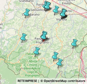 Mappa Via Fanin, 41026 Pavullo Nel Frignano MO, Italia (17.543)