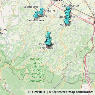 Mappa Via Fanin, 41026 Pavullo Nel Frignano MO, Italia (12.31438)
