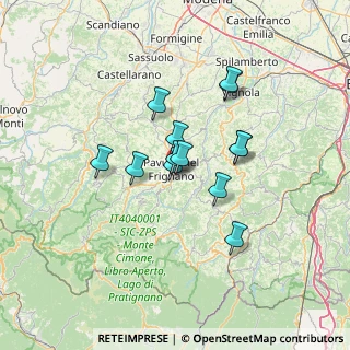 Mappa Via Fanin, 41026 Pavullo Nel Frignano MO, Italia (10.20385)