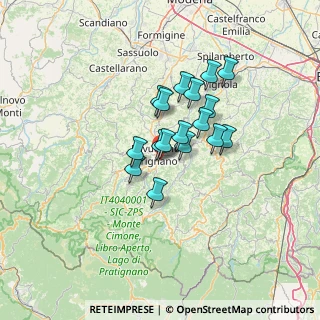 Mappa Via Fanin, 41026 Pavullo Nel Frignano MO, Italia (9.62529)