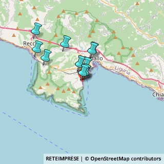 Mappa Via Milite Ignoto, 16038 Santa Margherita Ligure GE, Italia (2.51167)