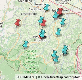 Mappa Via XXII Aprile, 41026 Pavullo Nel Frignano MO, Italia (15.7585)
