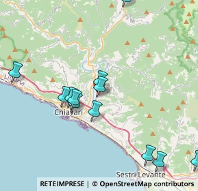 Mappa Via Adriano V, 16030 Cogorno GE, Italia (4.3575)