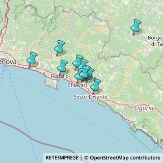 Mappa Via Lungo Entella, 16030 Cogorno GE, Italia (8.93091)