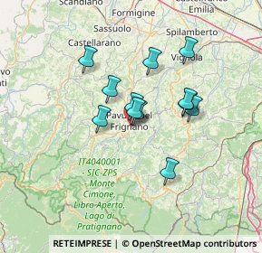 Mappa Via Pasubio, 41026 Pavullo Nel Frignano MO, Italia (10.2775)