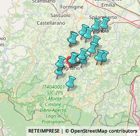 Mappa Via Monte Grappa, 41026 Pavullo Nel Frignano MO, Italia (9.94294)