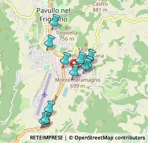 Mappa VIA PADRE, 41026 Pavullo Nel Frignano MO, Italia (0.79273)