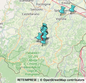 Mappa VIA PADRE, 41026 Pavullo Nel Frignano MO, Italia (7.7275)