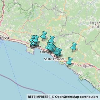 Mappa Via San Martino, 16030 Cogorno GE, Italia (8.77529)