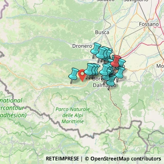 Mappa Via Ruata, 12010 Valloriate CN, Italia (10.0105)