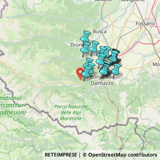 Mappa Via Ruata, 12010 Valloriate CN, Italia (10.825)