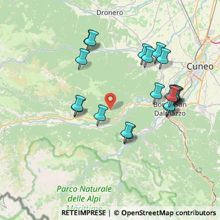 Mappa Via Ruata, 12010 Moiola CN, Italia (8.263)