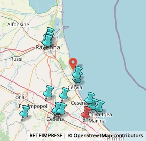 Mappa Via Caboto, 48125 Lido di Classe RA, Italia (18.02375)