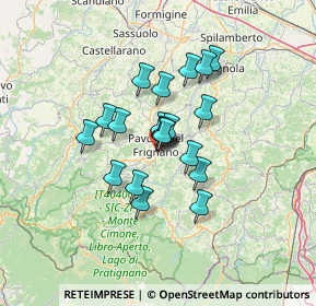 Mappa Via Gian Luigi Plati, 41026 Pavullo Nel Frignano MO, Italia (9.543)