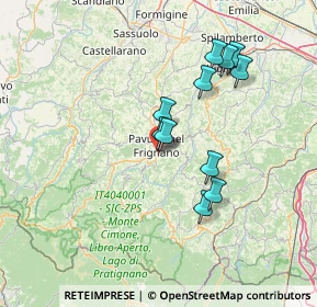 Mappa Via Gian Luigi Plati, 41026 Pavullo Nel Frignano MO, Italia (12.75545)