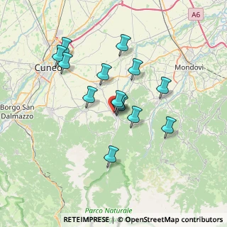 Mappa Via 4 Novembre, 12013 Chiusa di Pesio CN, Italia (6.14929)