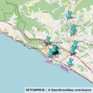 Mappa Località Strada Prov. di Canne Case Sparse, 16043 Chiavari GE, Italia (1.70188)