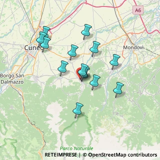 Mappa Via Guglielmo Marconi, 12013 Chiusa di Pesio CN, Italia (6.13929)