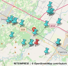 Mappa Via Lughese, 48014 Castel Bolognese RA, Italia (4.7955)