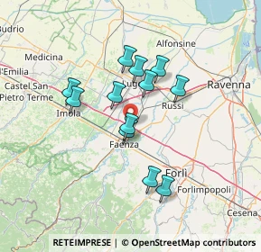 Mappa Autostrada Adriatica, 48018 Faenza RA, Italia (11.45917)