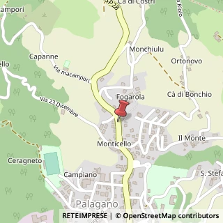 Mappa Via G. Sabbatini, 31, 41046 Palagano, Modena (Emilia Romagna)