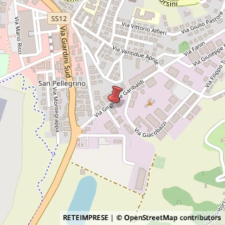 Mappa Via Giuseppe Garibaldi, 12, 41026 Pavullo nel Frignano, Modena (Emilia Romagna)