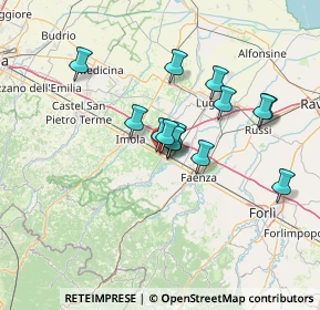 Mappa VIA F.LLI, 48014 Castel bolognese RA, Italia (10.76143)