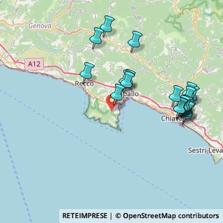 Mappa Via Giovanni Pino, 16038 Santa Margherita Ligure GE, Italia (9.089)