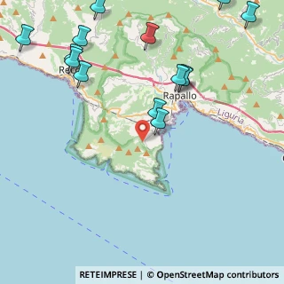 Mappa Via Giovanni Pino, 16038 Santa Margherita Ligure GE, Italia (5.91867)