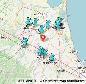 Mappa Via Rampina, 48125 Ravenna RA, Italia (13.54368)