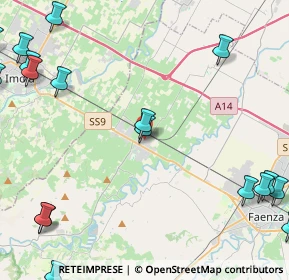 Mappa Via P. Togliatti, 48014 Castel Bolognese RA, Italia (6.89611)