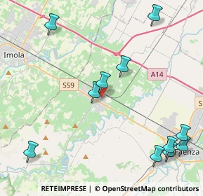 Mappa Via P. Togliatti, 48014 Castel Bolognese RA, Italia (5.43727)