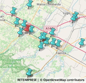 Mappa Via P. Togliatti, 48014 Castel Bolognese RA, Italia (8.6315)