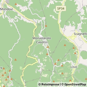 Mappa Monasterolo Casotto