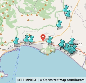 Mappa Localita Santa Croce, 04023 Formia LT, Italia (4.60643)